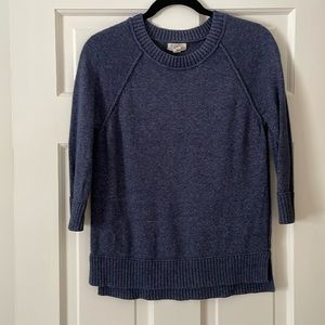 Lands End Canvas 3/4 Sleeve Sweater